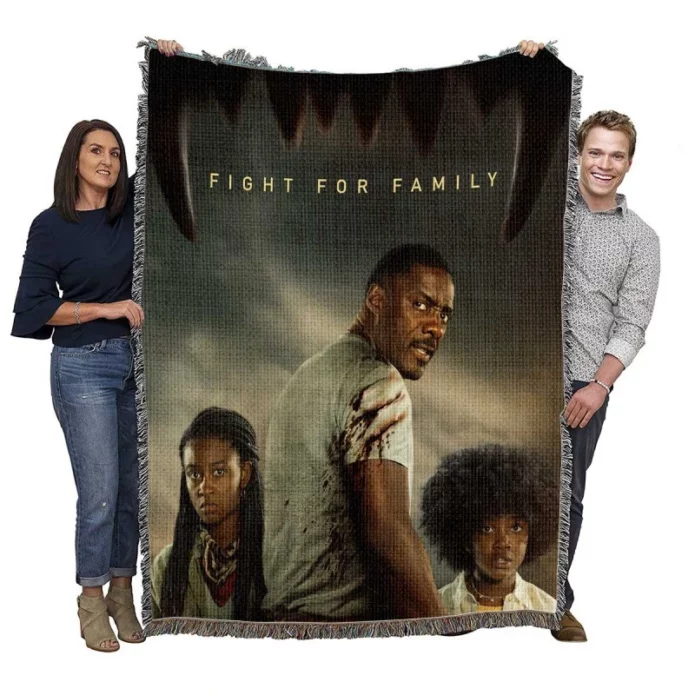 Beast Movie Idris Elba Woven Blanket