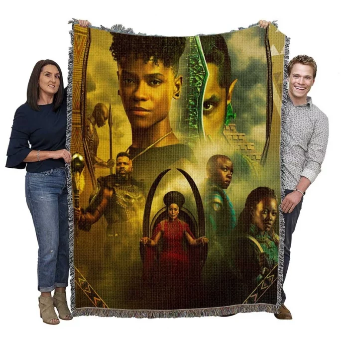 Black Panther Wakanda Forever Movie Namor the Sub-Mariner Woven Blanket