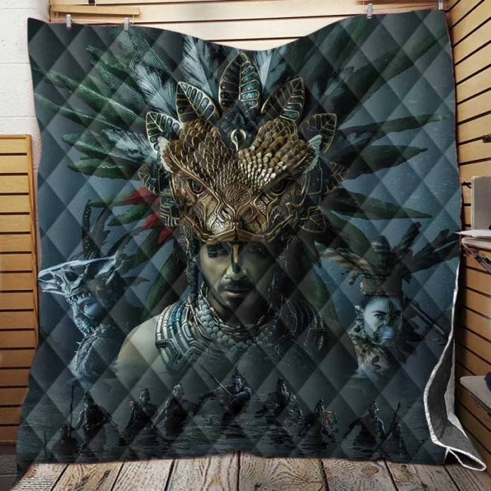 Black Panther Wakanda Forever Super Hero Film Quilt Blanket