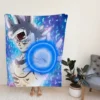 Blue Ultra Instinct Goku Teen Fleece Blanket