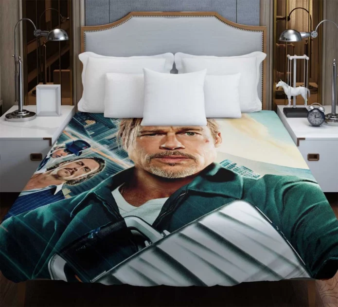 Brad Pitt in Bullet Train Movie Duvet Cover