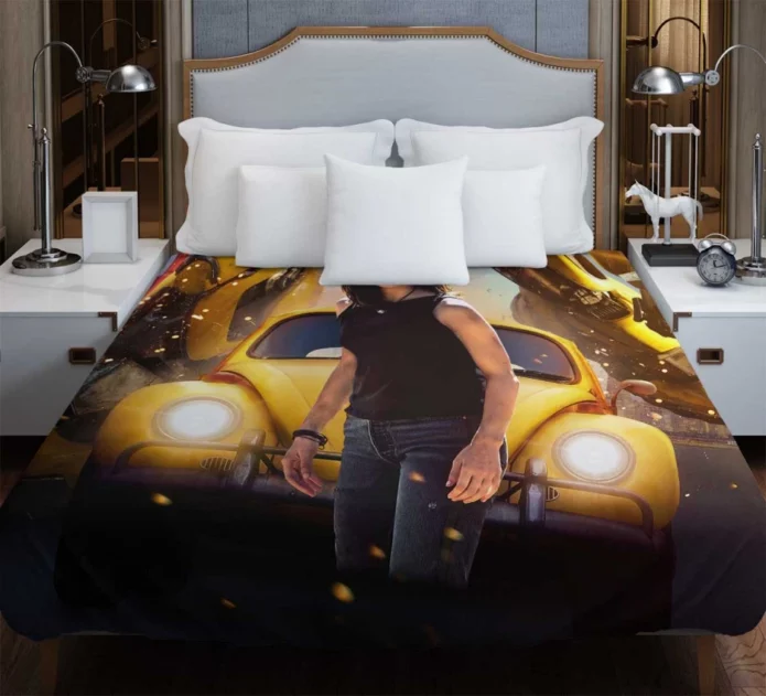 Bumblebee Transformers Movie Hailee Steinfeld Duvet Cover