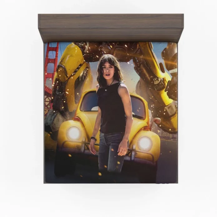 Bumblebee Transformers Movie Hailee Steinfeld Fitted Sheet