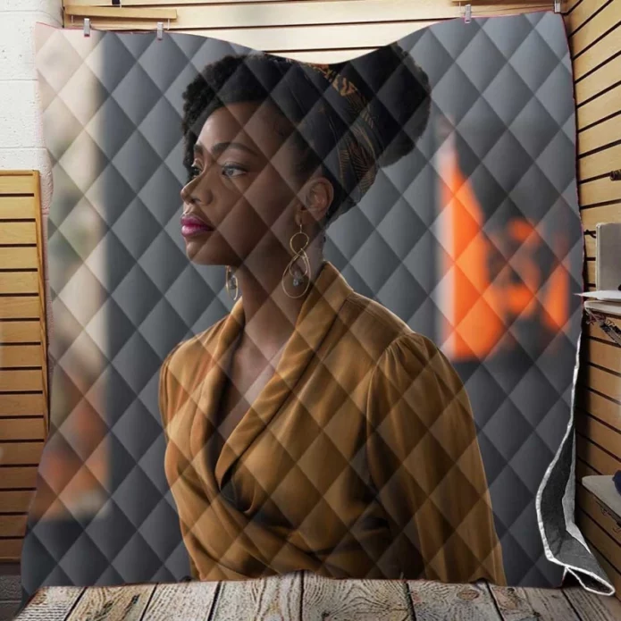 Candyman Movie Teyonah Parris Quilt Blanket