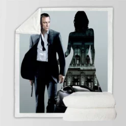 Casino Royale Movie James Bond Daniel Craig Sherpa Fleece Blanket