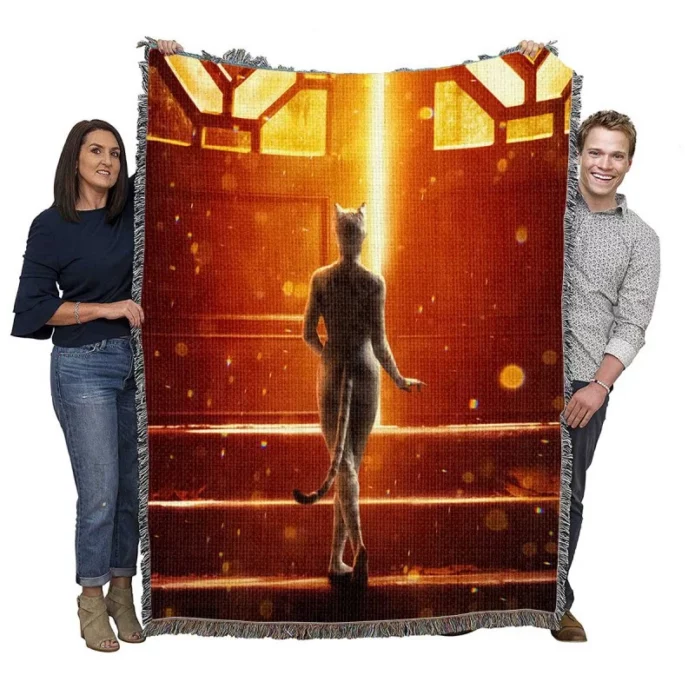 Cats Movie Woven Blanket