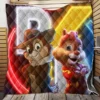 Chip n Dale Rescue Rangers Movie Quilt Blanket