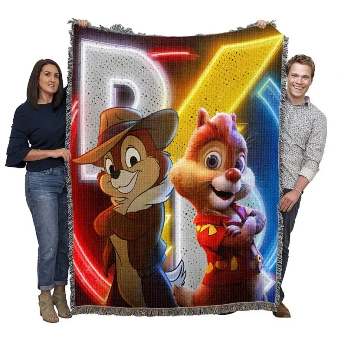 Chip n Dale Rescue Rangers Movie Woven Blanket