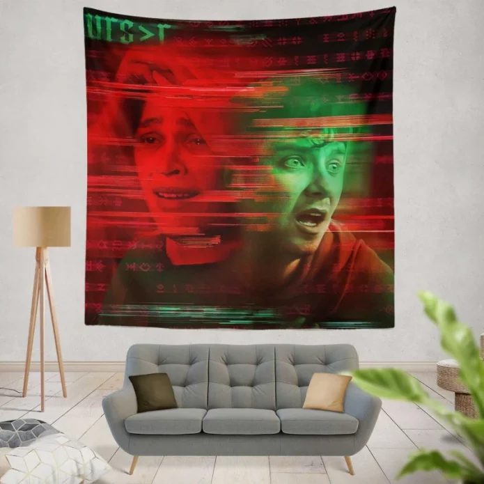 Choose Or Die Movie Iola Evans Asa Butterfield Wall Hanging Tapestry