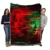 Choose Or Die Movie Iola Evans Asa Butterfield Woven Blanket