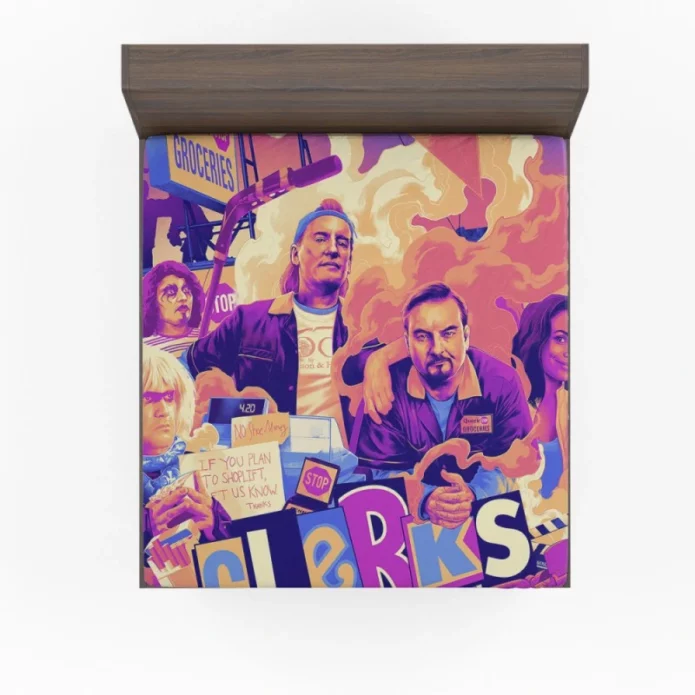 Clerks III Movie Fitted Sheet