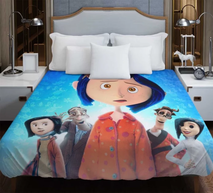 Coraline Movie Coraline Jones Mel Jones Duvet Cover