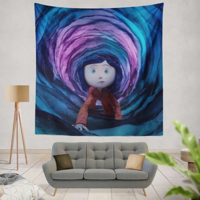 Coraline Movie Wall Hanging Tapestry