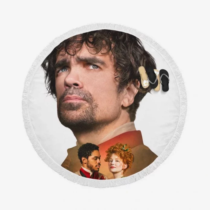 Cyrano Movie Mark Wahlberg Round Beach Towel