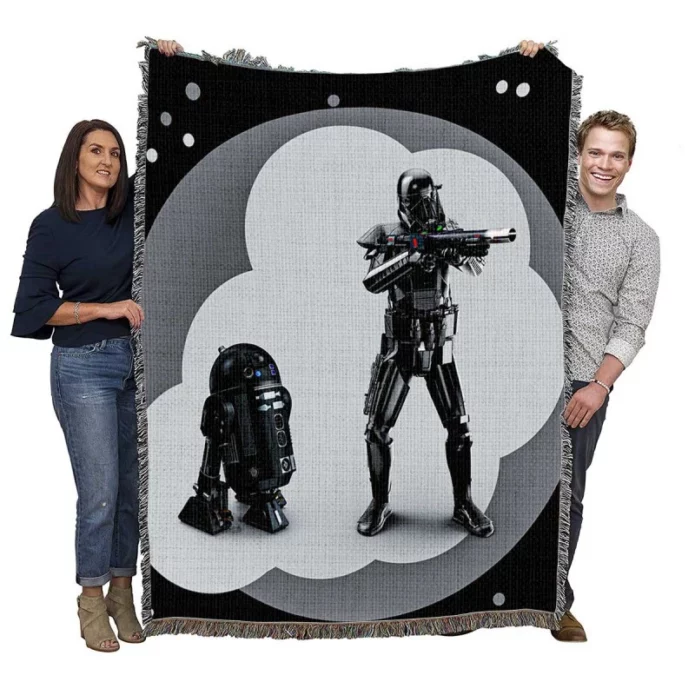 DARK FORCES Movie Dark Trooper Woven Blanket