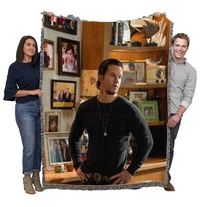 Daddys Home Movie Mark Wahlberg Woven Blanket