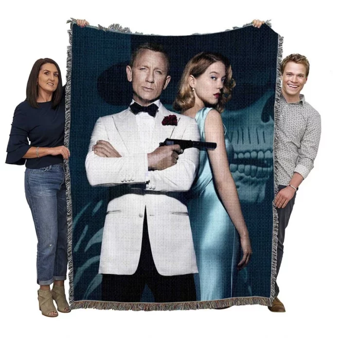 Daniel Craig Spectre Movie Madeleine Swann Woven Blanket