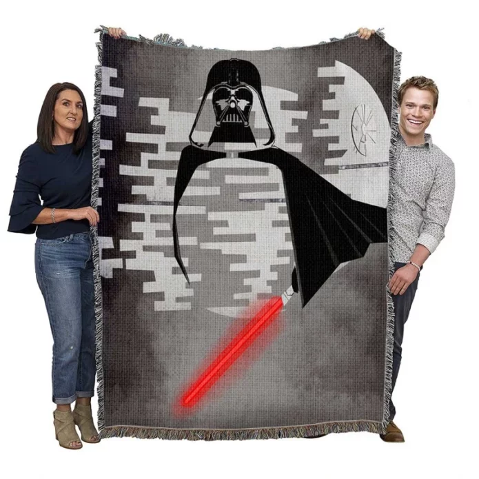 Darth Vader Movie Darth Vader Death Star Woven Blanket