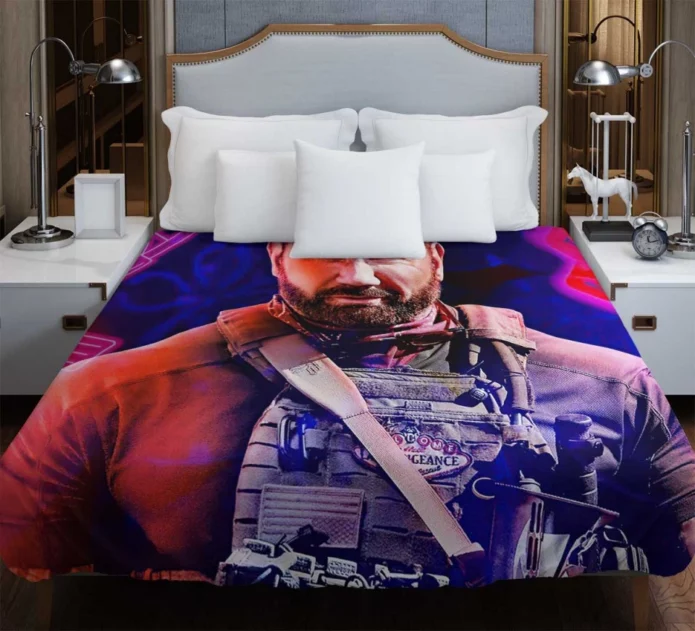 Dave Bautista as Scott Ward in Army of the Dead Movie Duvet Cover