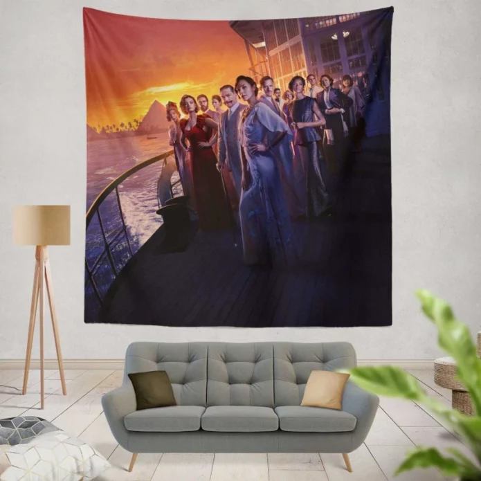 Death on the Nile Movie Gal Gadot Wall Hanging Tapestry