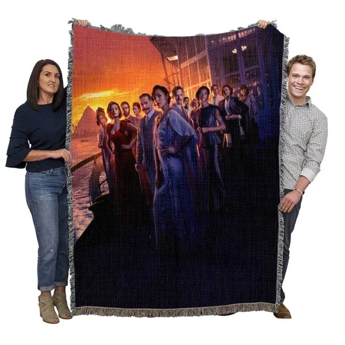 Death on the Nile Movie Gal Gadot Woven Blanket