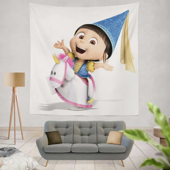 Despicable Me 2 Movie Agnes Wall Hanging Tapestry