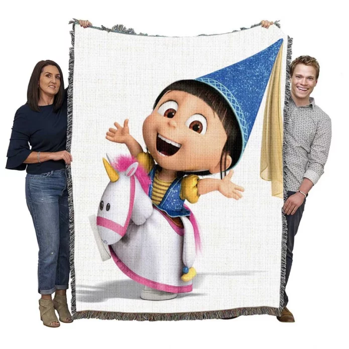 Despicable Me 2 Movie Agnes Woven Blanket