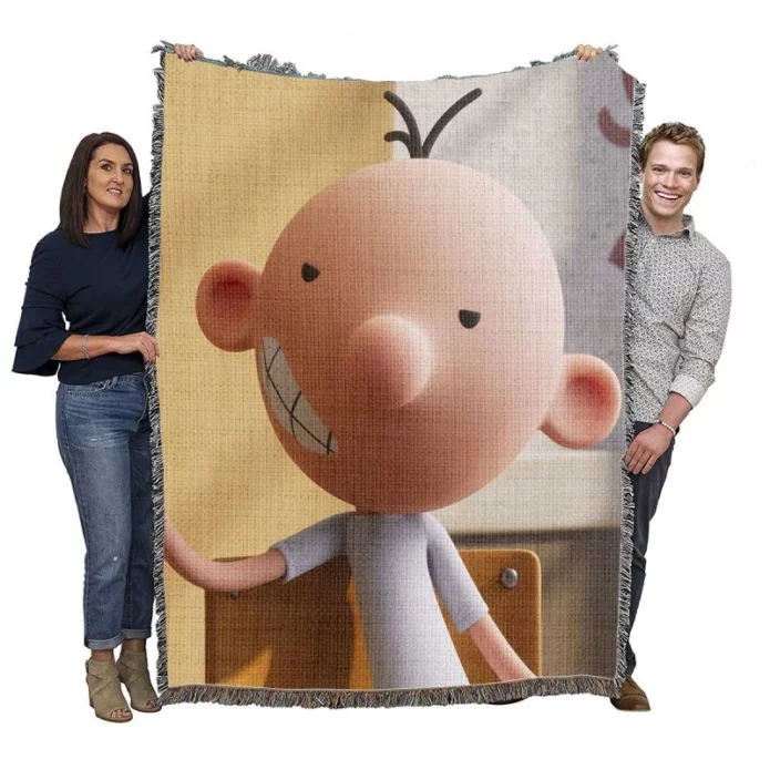 Diary Of A Wimpy Kid Movie Greg Heffley Woven Blanket