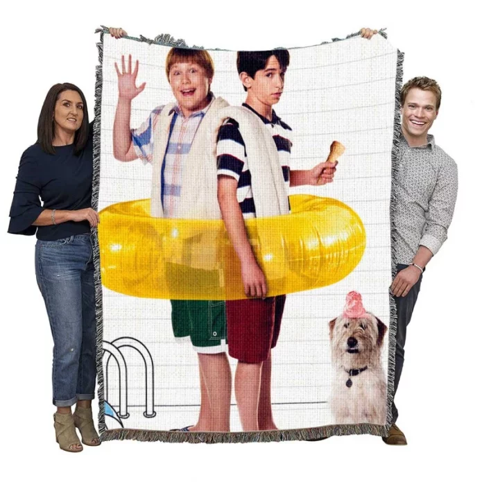 Diary of a Wimpy Kid Dog Days Movie Woven Blanket