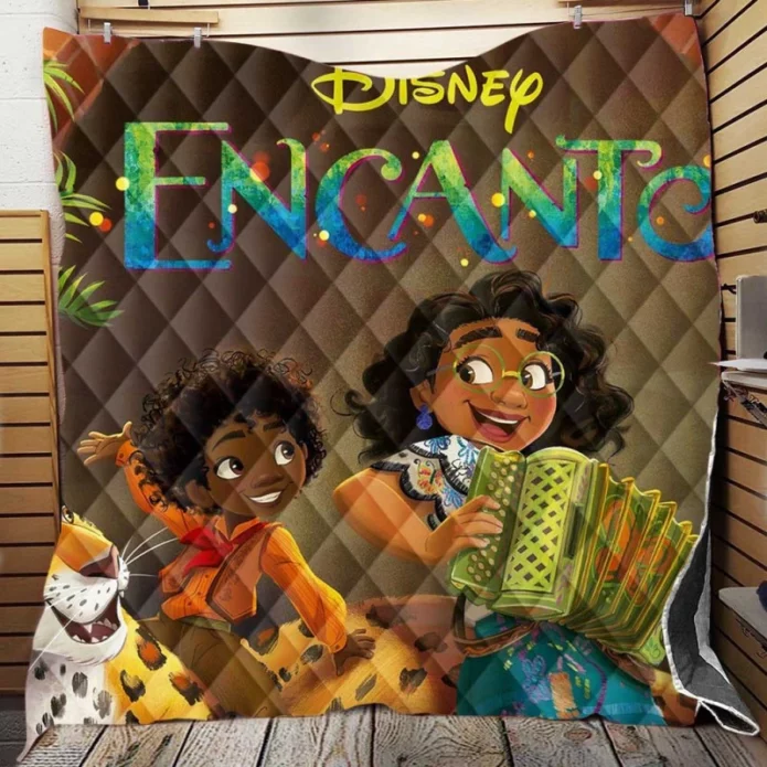 Disney Encanto Kids Movie Madrigal Quilt Blanket