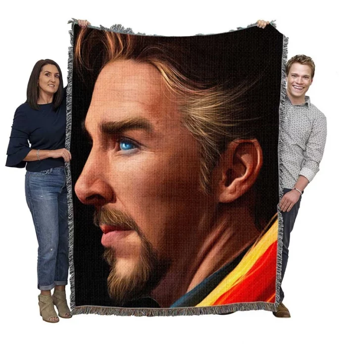 Doctor Strange Movie Superhero Benedict Cumberbatch Woven Blanket