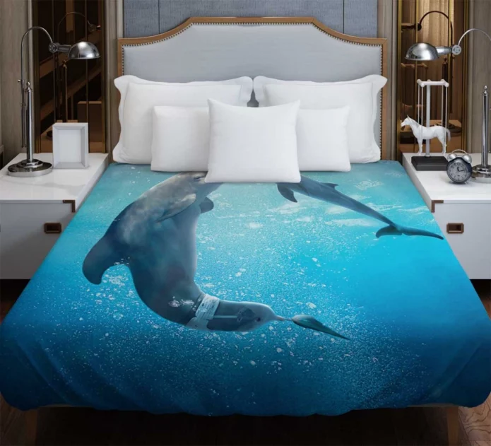 Dolphin Tale 2 Movie Duvet Cover