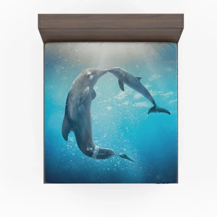 Dolphin Tale 2 Movie Fitted Sheet