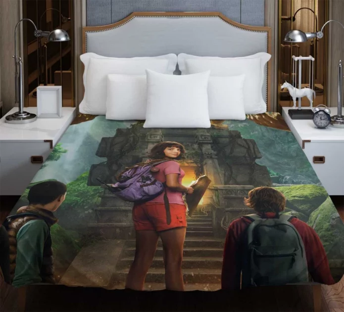 Dora and the Lost City of Gold Movie Isabela Merced Duvet Cover