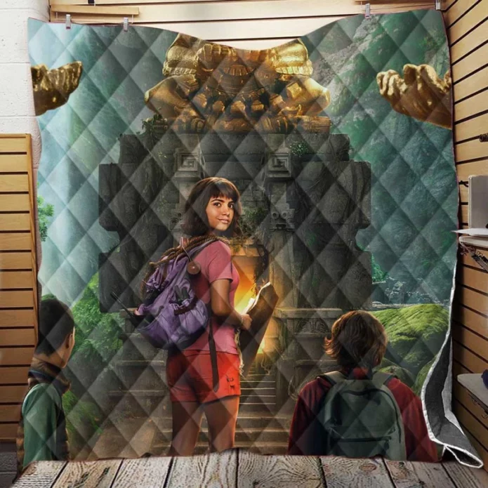 Dora and the Lost City of Gold Movie Isabela Merced Quilt Blanket