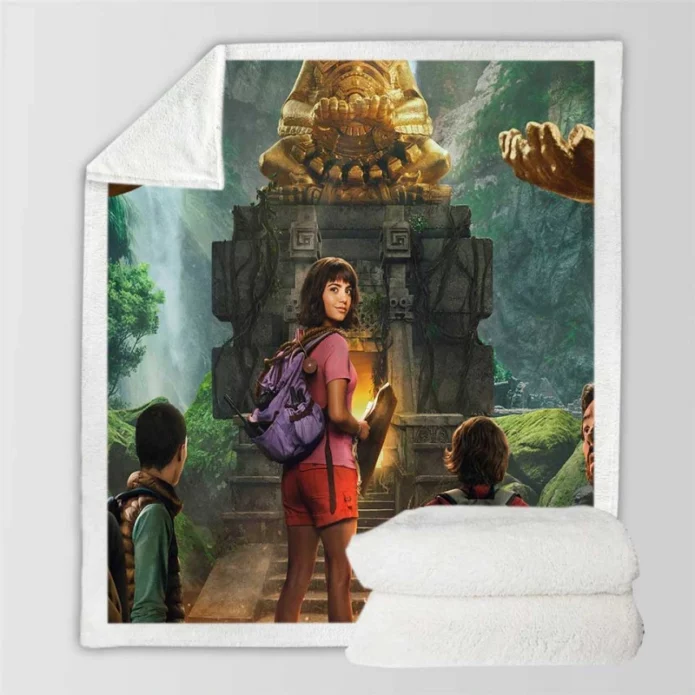 Dora and the Lost City of Gold Movie Isabela Merced Sherpa Fleece Blanket