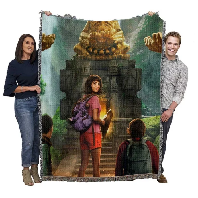 Dora and the Lost City of Gold Movie Isabela Merced Woven Blanket