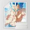 Dragon Ball Vegeta Anime Boy Sherpa Fleece Blanket