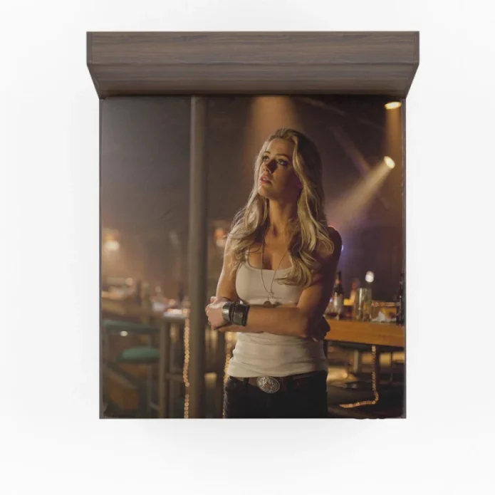 Drive Angry Movie Amber Heard Fitted Sheet