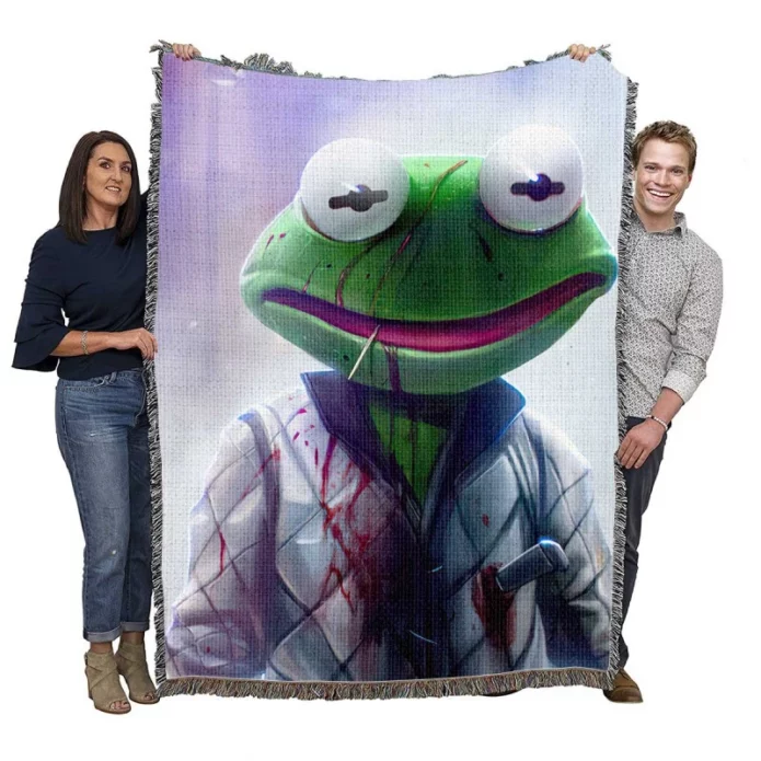 Drive Movie Kermit the Frog Woven Blanket