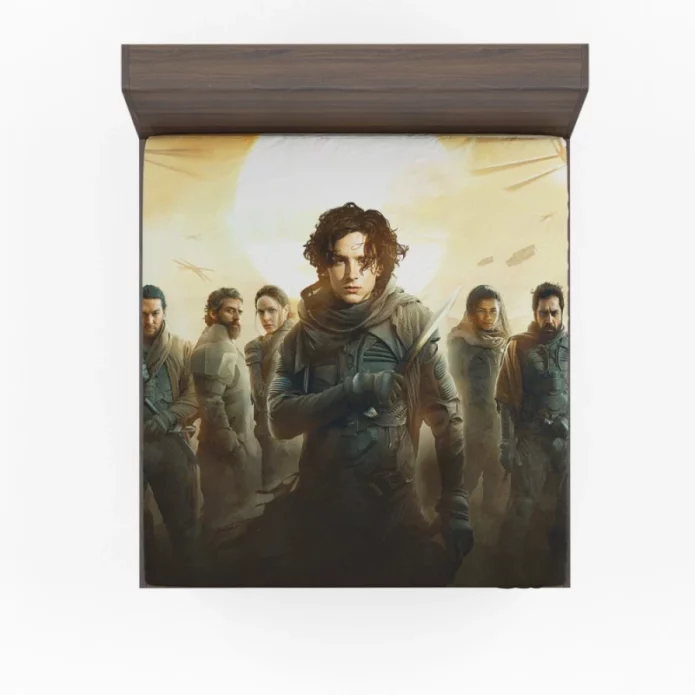 Dune Movie Timothee Chalame Javier Bardem Fitted Sheet