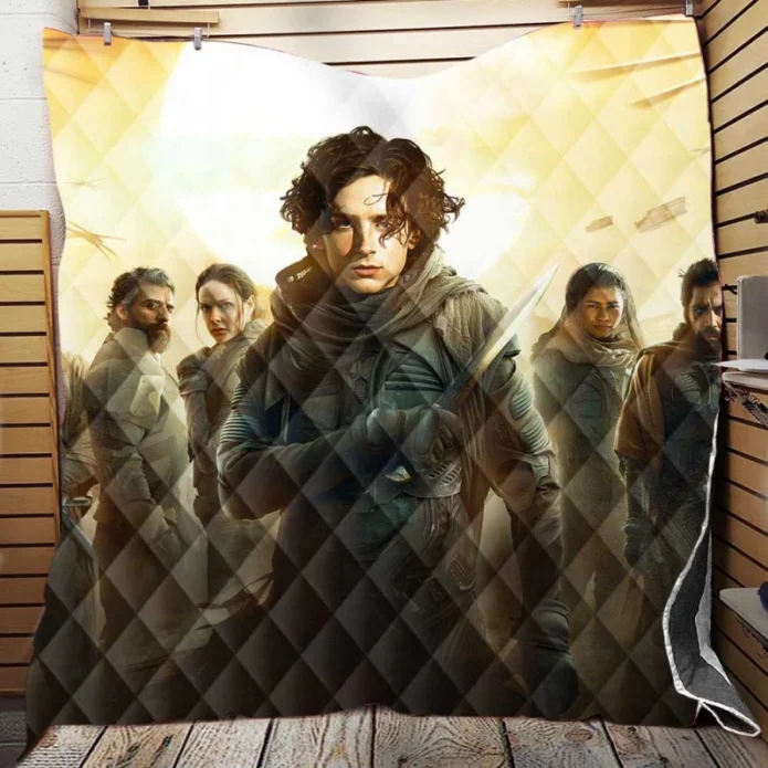 Dune Movie Timothee Chalame Javier Bardem Quilt Blanket