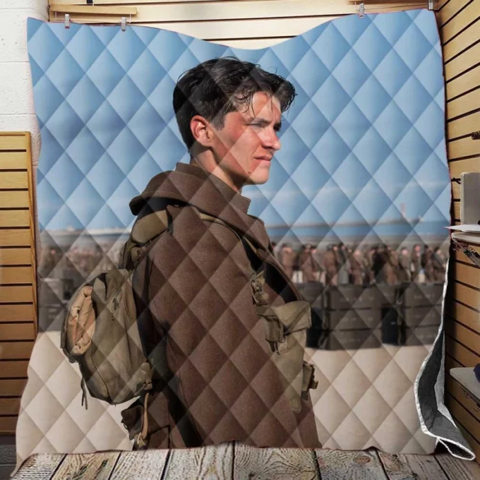 Dunkirk Movie Fionn Whitehead Quilt Blanket