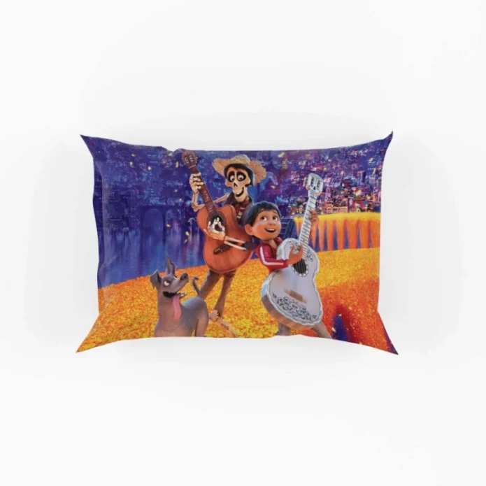 Coco Movie Dante Hector Miguel Rivera Pillow Case