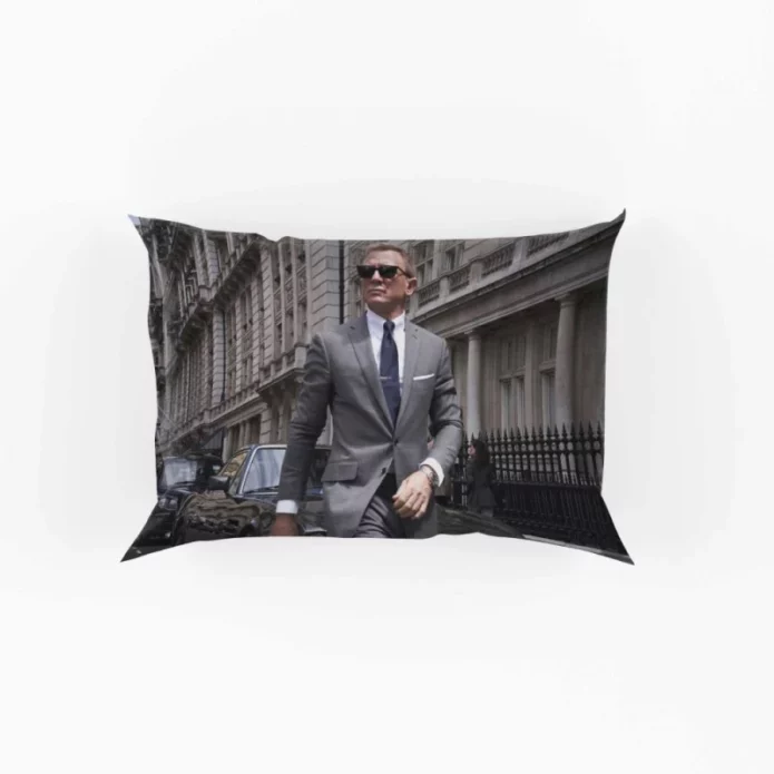 No Time to Die Movie Daniel Craig James Bond Pillow Case