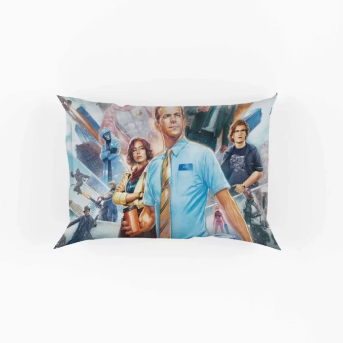 Free Guy Movie Jodie Comer Pillow Case