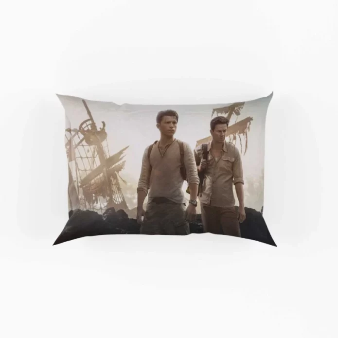 Uncharted Movie Tom Holland Nathan Drake Pillow Case