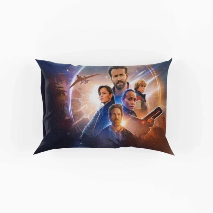 The Adam Project Movie Ryan Reynolds Zoe Saldana Pillow Case