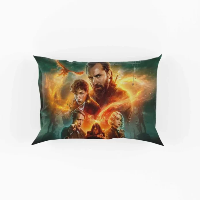 Fantastic Beasts The Secrets of Dumbledore Movie Poster Pillow Case