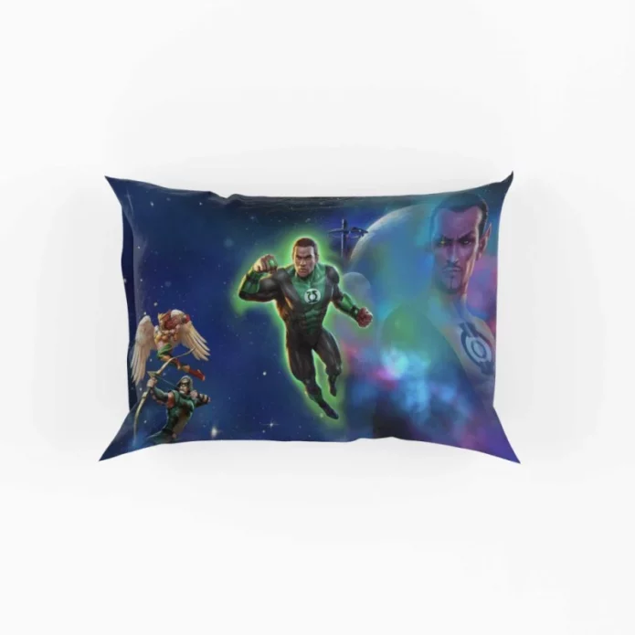 Green Lantern Beware My Power Movie John Stewart Pillow Case